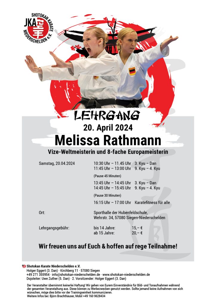 Melissa Rathmann im Shotokan Karate Niederschelden e.V.